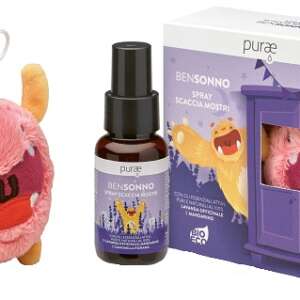 PURAE SPRAY BENSONNO SCACCIAMOSTRI 50 ML CON MOSTRO TRUDI ROSA