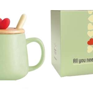 ALL YOU NEED IS TEA HANDY MUG HEART GREEN DA 450ML