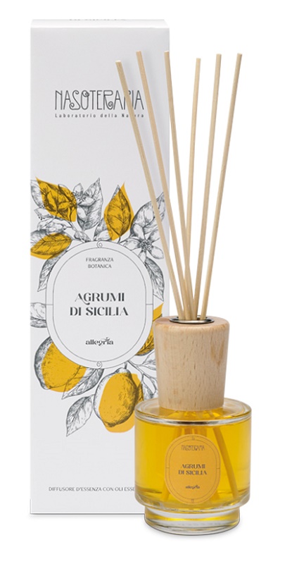 DIFFUSORE BASTONCINI 100 ML AGRUMI DI SICILIA DIFFUSORE BASTONCINI 100 ML AGRUMI DI SICILIA