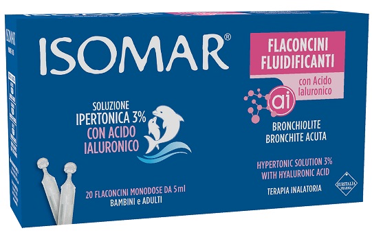 ISOMAR FLACONCINI FLUIDIFICANTI SOLUZIONE IPERTONICA 30%+ACIDO IALURONICO 20 FLACONCINI DA 5 ML ISOMAR FLACONCINI FLUIDIFICANTI SOLUZIONE IPERTONICA 30%+ACIDO IALURONICO 20 FLACONCINI DA 5 ML