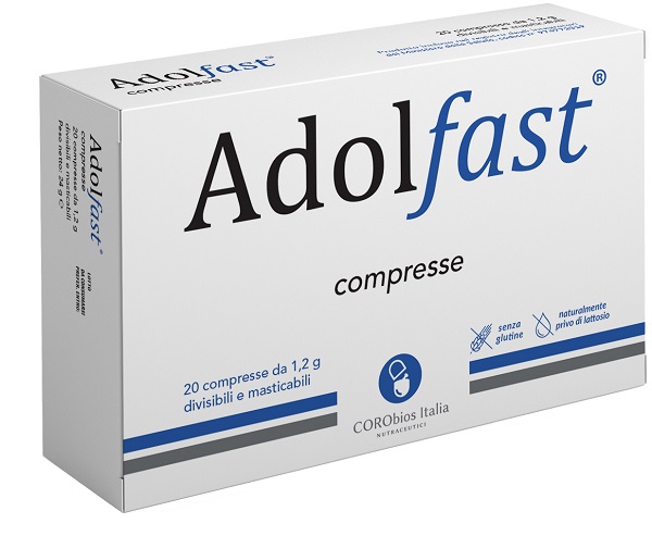 ADOLFAST 20 COMPRESSE MASTICABILI IN BLISTER 1 ADOLFAST 20 COMPRESSE MASTICABILI IN BLISTER