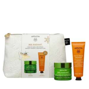 Apivita Cofanetto Regalo Bee Radiant con Crema Gel Anti-età e Anti-fatica Texture Leggera