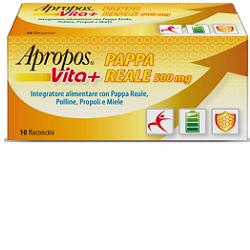 APROPOS VITA+ PAPPA REALE 500 MG 10 FLACONCINI 10 ML 1 APROPOS VITA+ PAPPA REALE 500 MG 10 FLACONCINI 10 ML
